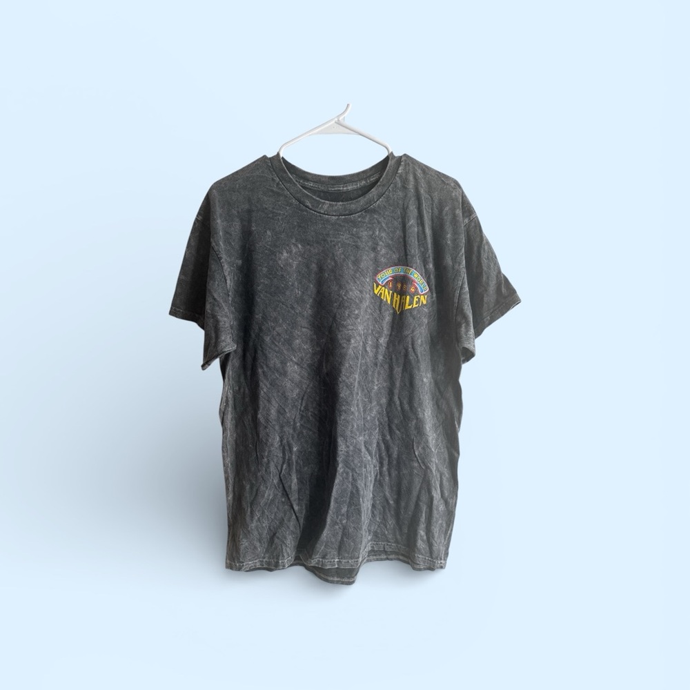 Acid washed black Van Halen T shirt!!